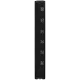 Дизайн-конвектор STOUT LUNA 225x1600 прав 1.1 кВт шнур Glass Matt RAL9005 BI