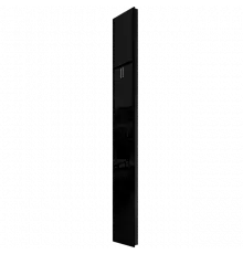Дизайн-конвектор STOUT LUNA 225x1800 прав 1.25 кВт шнур Glass RAL9005 BI