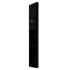 Дизайн-конвектор STOUT LUNA 300x1600 прав 2.2 кВт шнур Glass RAL9005 BI
