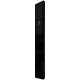Дизайн-конвектор STOUT LUNA 300x1800 прав 1.25 кВт шнур Glass RAL9005 BI