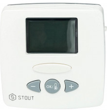 Термостат комнатный электронный STOUT WFHT-LCD. С выносным датчиком