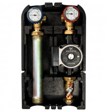 STOUT SDG-0001 Насосная группа с прямым контуром 1" с насосом Grundfos UPSO 25-65 в теплоизоляции