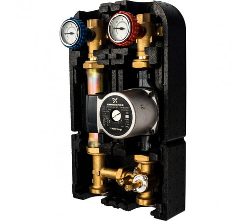 STOUT SDG-0007 Насосная группа со смесителем 1" с насосом Grundfos UPSO 25-65