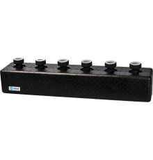 Стальной распределительный коллектор STOUT SDG-0016 3 отопительных контура, в теплоизоляции DN 25