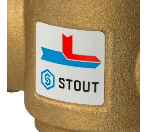 Термостатический смесительный клапан STOUT SVM-0030 G 1 1/4 НР 55°С