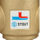 Термостатический смесительный клапан STOUT G 1 1/4 НР 60°С