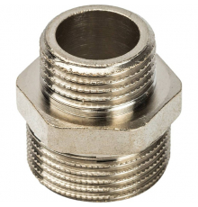 Ниппель НН переходной никелированный Stout 3/4"x1/2", SFT-0004-003412