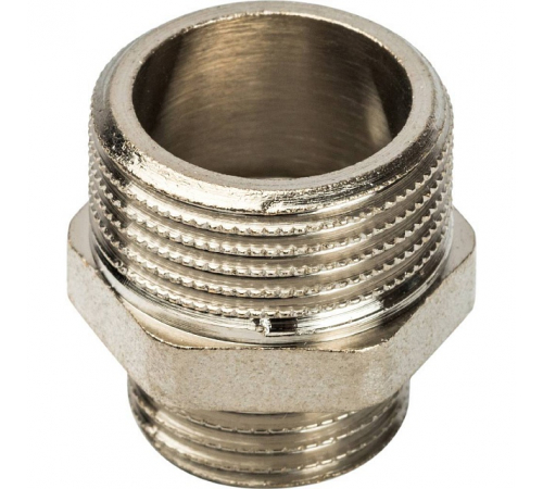 Ниппель НН переходной никелированный Stout 3/4"x1/2", SFT-0004-003412