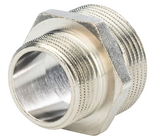 Ниппель НН переходной никелированный Stout 1 1/4"x1", SFT-0004-001141