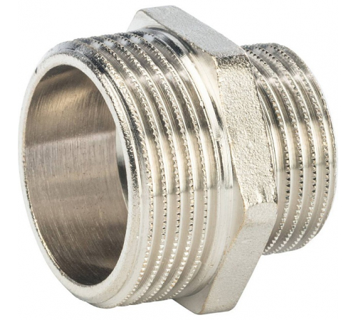 Ниппель НН переходной никелированный Stout 1 1/4"x1", SFT-0004-001141
