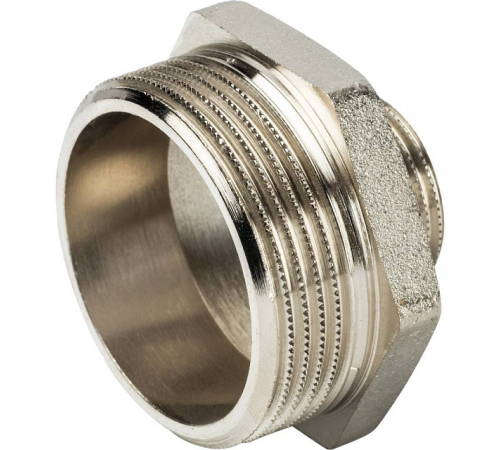 Ниппель НН переходной никелированный Stout 1 1/2"X3/4", SFT-0004-011234