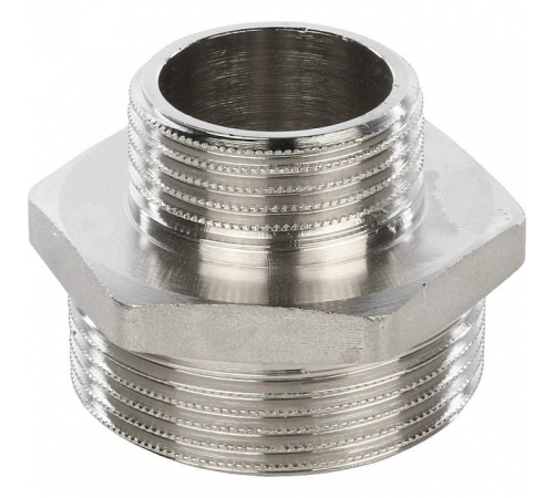 Ниппель НН переходной никелированный Stout 1 1/2"x1", SFT-0004-001121