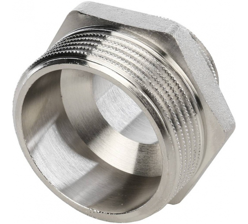 Ниппель НН переходной никелированный Stout 1 1/2"x1", SFT-0004-001121