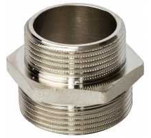 Ниппель НН переходной никелированный Stout 1 1/2"x1 1/4", SFT-0004-112114