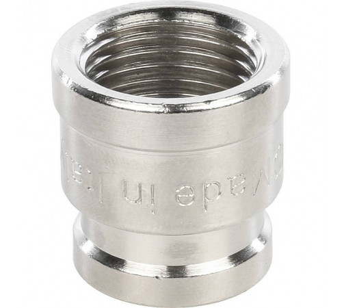 Муфта ВВ переходная никелированная Stout 1/2"x3/8", SFT-0006-001238