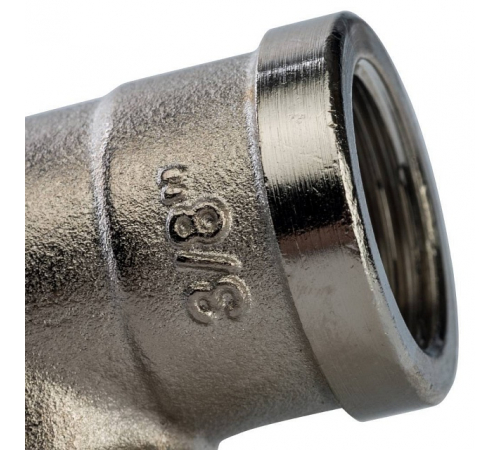 Угольник ВВ никелированный Stout 3/8", SFT-0014-000038