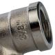Угольник ВВ никелированный Stout 3/8", SFT-0014-000038