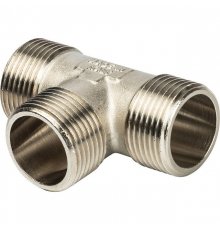 Тройник НН никелированный Stout 1"x1"x1", SFT-0018-000111