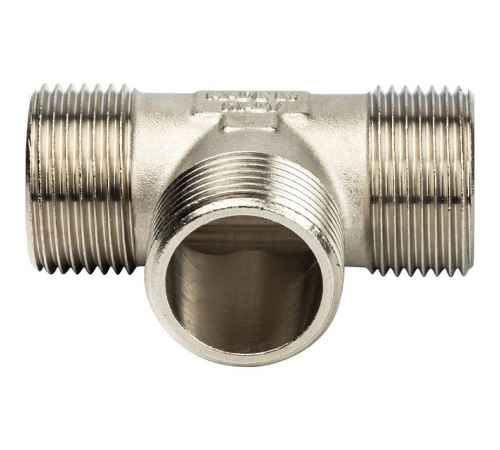 Тройник НН никелированный Stout 1"x1"x1", SFT-0018-000111