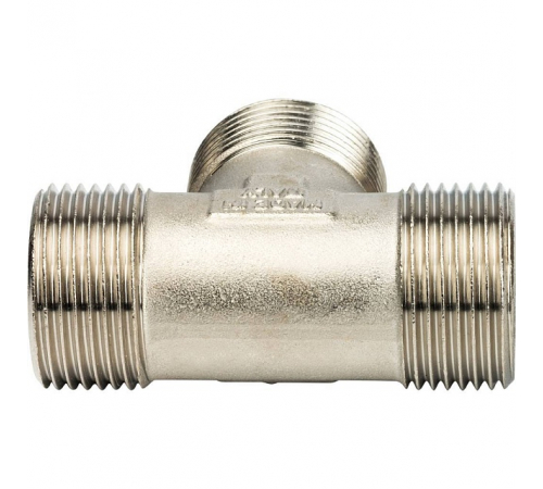 Тройник НН никелированный Stout 1"x1"x1", SFT-0018-000111