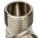 Тройник НН никелированный Stout 1"x1"x1", SFT-0018-000111