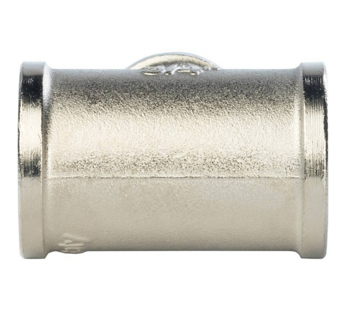 Тройник ВВ переходной никелированный Stout 3/4"x1/2"x3/4", SFT-0022-341234