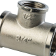 Тройник ВВ переходной никелированный Stout 3/4"x1/2"x3/4", SFT-0022-341234