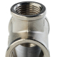 Тройник ВВ переходной никелированный Stout 3/4"x1/2"x3/4", SFT-0022-341234