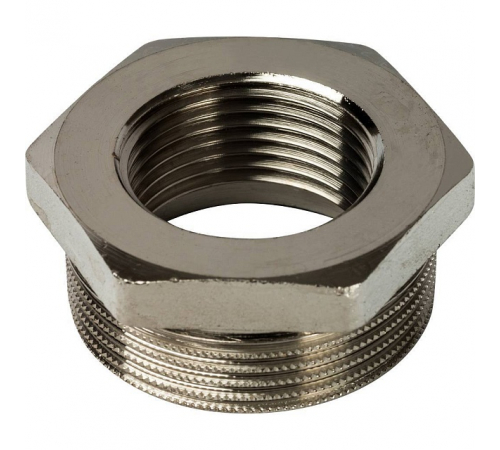 Футорка никелированная Stout 1 1/2"x1", SFT-0029-001121