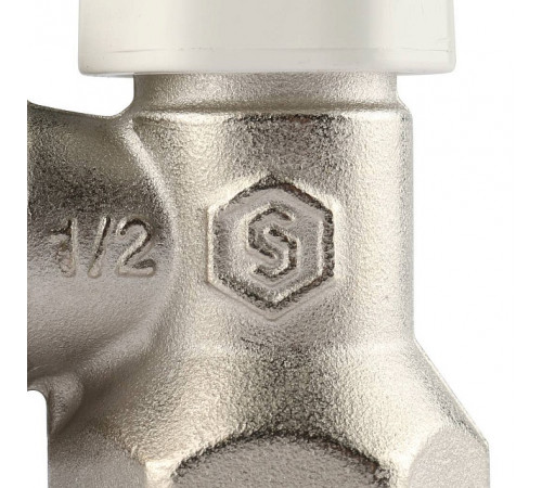 Клапан запорно-балансировочный STOUT SVL угловой 1/2
