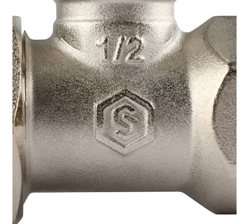 Клапан ручной терморегулирующий STOUT SVRs с неподъемным шпинделем, прямой 1/2