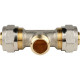 *SFS-0011-003426 STOUT Тройник-переходник с наружной резьбой 3/4 х26 для металлопластиковых труб винтовой