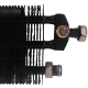 Внутрипольный конвектор STOUT SCN-1100 80х300х1000 (Решётка роликовая) правое подключение