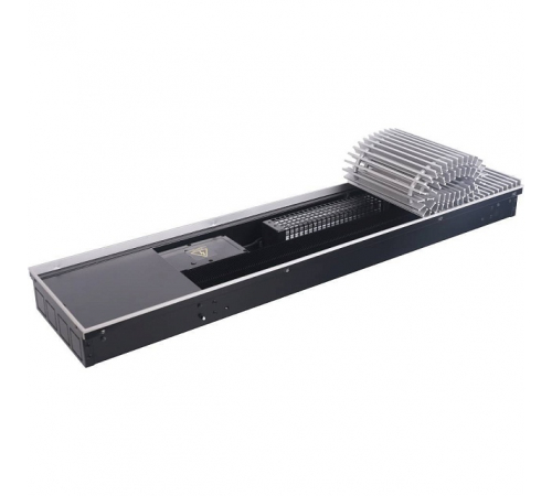 Внутрипольный конвектор STOUT SCQ-1100 75х240х1000 (Решётка роликовая) правое подключение
