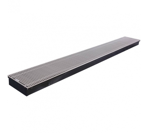 Внутрипольный конвектор STOUT SCQ-1100 75х240х2000 (Решётка роликовая) правое подключение