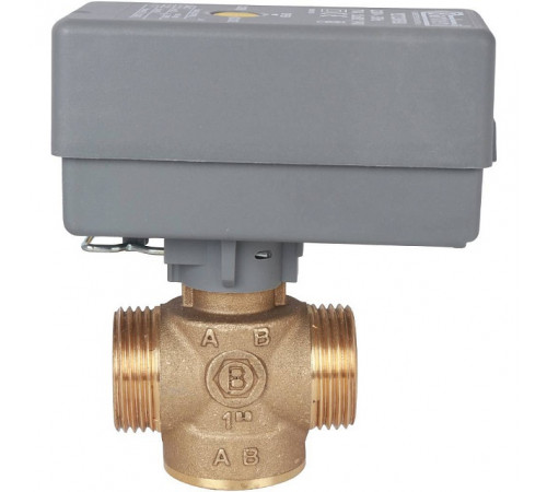 STOUT  Компактный 2-Ходовой зональный клапан, сервопривод 230V, с кабелем 1м., НР 1