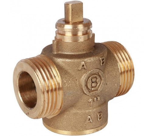 STOUT  Компактный 2-Ходовой зональный клапан, сервопривод 230V, с кабелем 1м., НР 1
