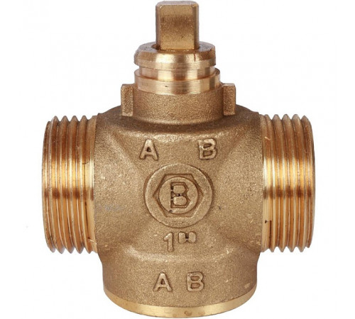 STOUT  Компактный 2-Ходовой зональный клапан, сервопривод 230V, с кабелем 1м., НР 1