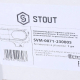 Сервопривод для шаровых зональных клапанов STOUT ход 90°, кабель 1 м, 40 сек., 230 B, 5 полюсов