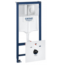 Инсталляция для унитаза GROHE Rapid SL 38750001, 4 в 1 с панелью смыва