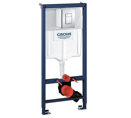 Инсталляция для унитаза GROHE Rapid SL 38772001, 3 в 1 с панелью смыва