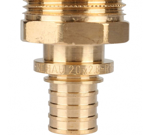 Переходник с наружной резьбой Rehau Rautitan 20-R 1 RX+, 14563161001