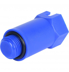 Заглушка монтажная синяя 1/2" НР