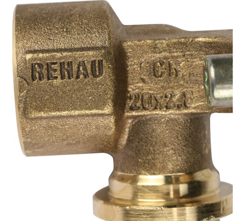Угольник настенный Rehau Rautitan с внутренней резьбой 20-Rp 1/2 RX+, 14563591001