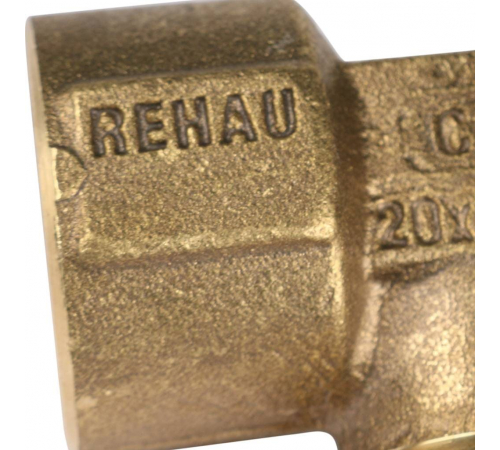 Угольник настенный Rehau Rautitan с внутренней резьбой 20-Rp 1/2 RX+, 14563591001