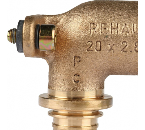 Угольник настенный Rehau Rautitan с внутренней резьбой 20-Rp 1/2, длинный RX+, 14563631001