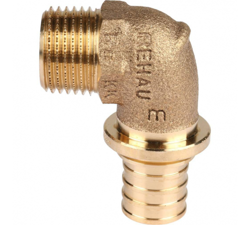 Угольник-переходник с наружной резьбой Rehau Rautitan 20-R 1/2 RX+, 14563481001