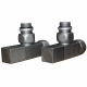 ВЕНТИЛЬ ЗАПОРНЫЙ УГЛОВОЙ КВАДР  3/4 x 1/2  г/ш  SG 01CH0405/2 Silver матовый (НИКА)