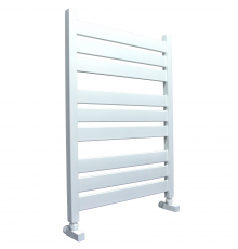 Полотенцесушитель Ника ЛМ-7 80/50 RAL9016 белый матовый с вентилями (комплект люкс)*