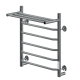 Полотенцесушитель электрический с/т Comfysan Скола (Scola) EC-6 60/40 с полкой, хром